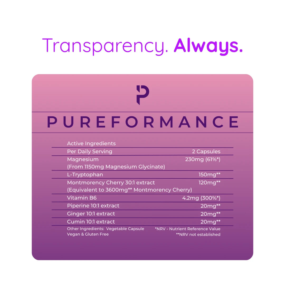 Sleep Support Supplements | Best Sleep Supplement | PUREFORMANCE