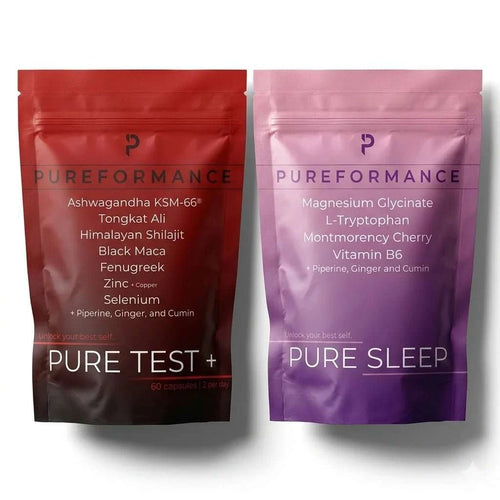 The Prime Recovery Stack® — Testosterone Support & Magnesium Sleep Supplement Duo - PUREFORMANCE